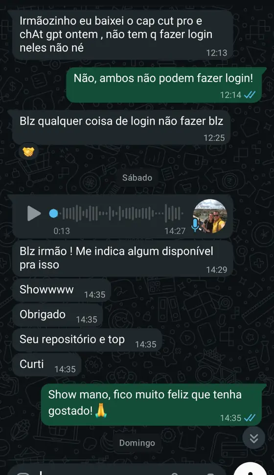 Depoimento real de membro do Repositório Corvo 3