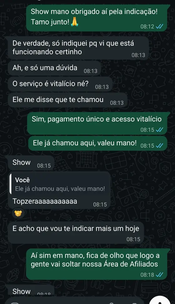Depoimento real de membro do Repositório Corvo 4