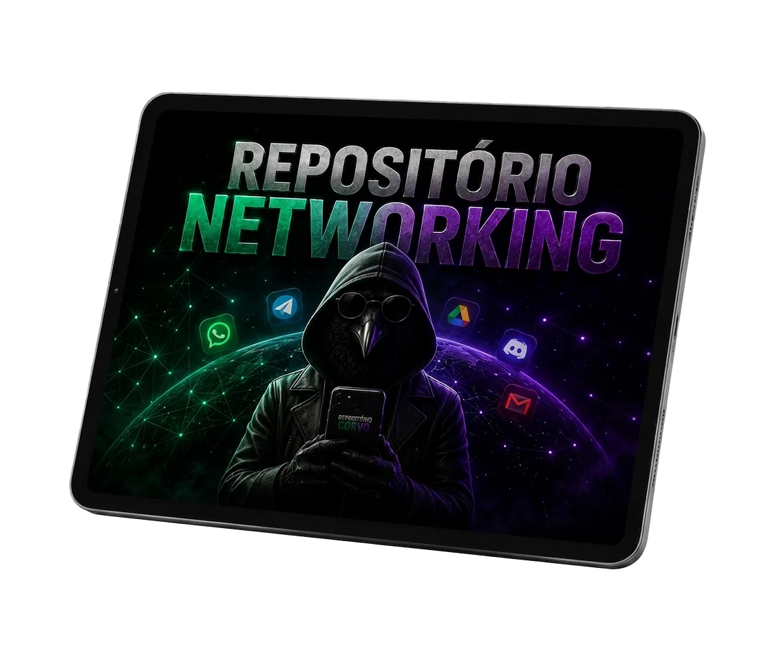 Mockup do bônus Repositório Networking